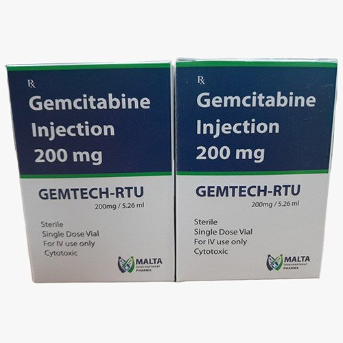 Gemtech-Rtu 200mg - Gemcitabine Injection Manufacturers in Delhi