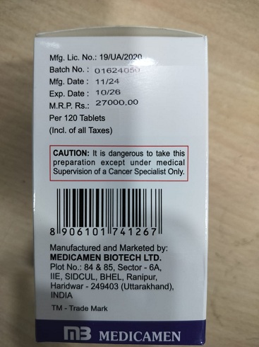 Abtmed 250mg - Abiraterone Acetate Tablets